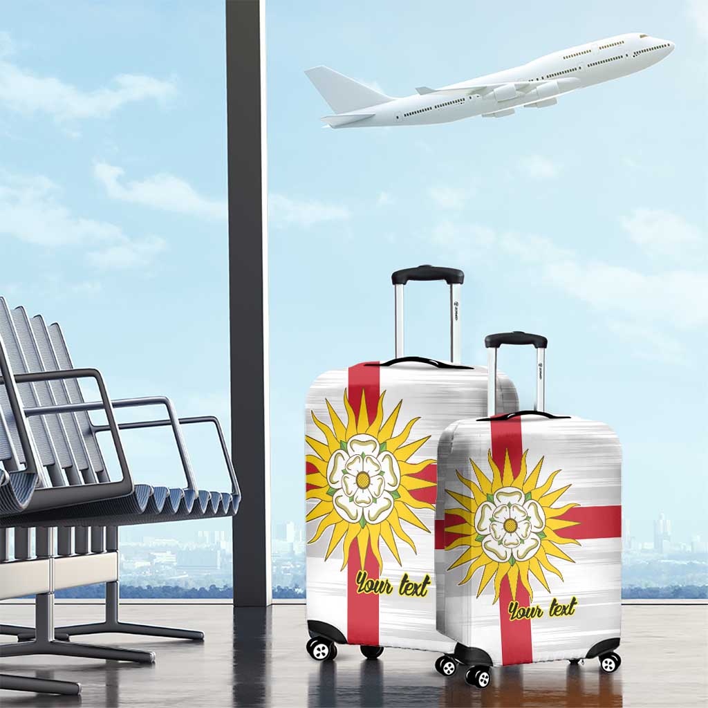 Yorkshire Heritage Personalized Luggage Cover West Yorkshire White Rose LT9