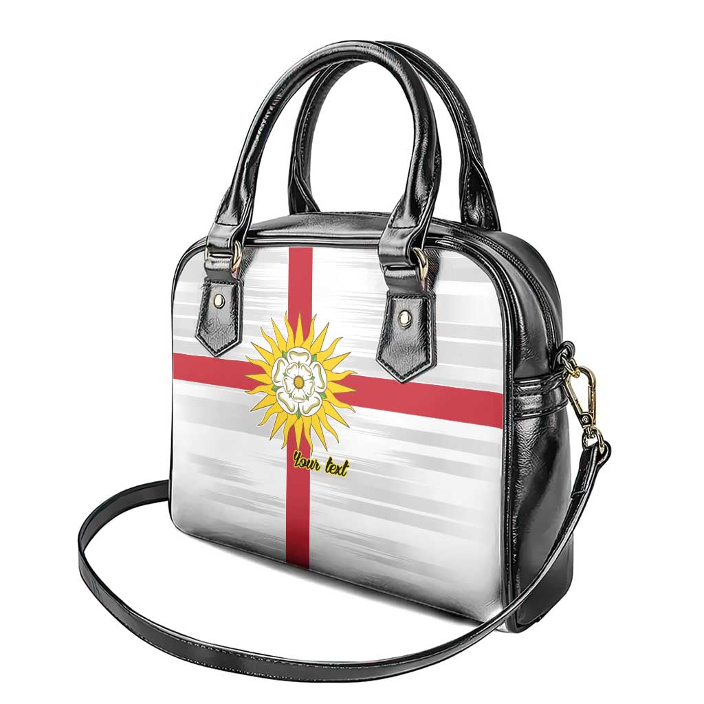 Yorkshire Heritage Personalized Shoulder Handbag West Yorkshire White Rose LT9