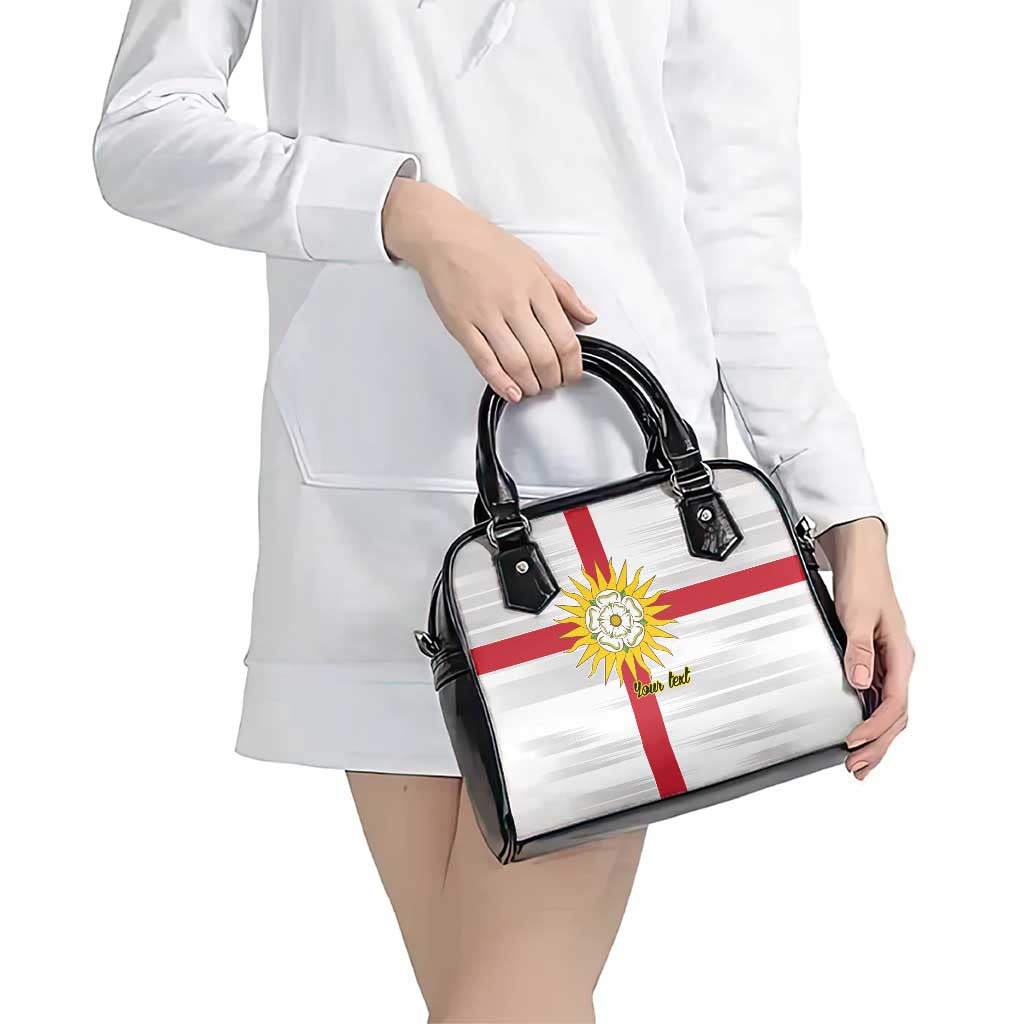 Yorkshire Heritage Personalized Shoulder Handbag West Yorkshire White Rose LT9