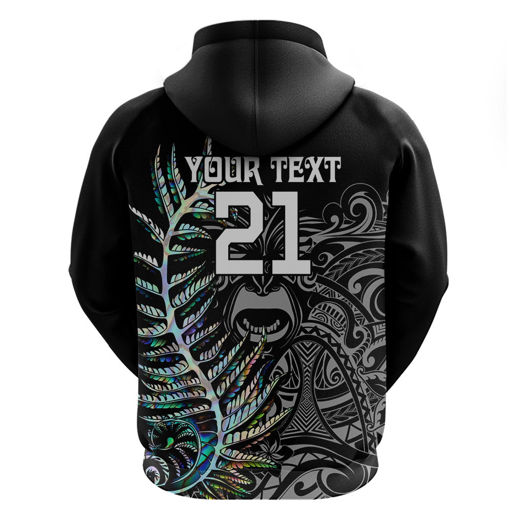 Custom New Zealand Rugby Hoodie NZ Black Fern Champions History With Papua Shell LT9