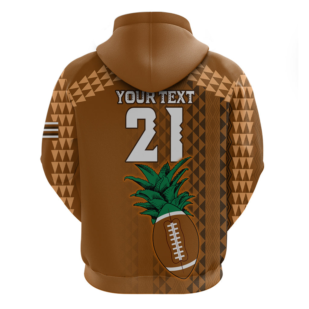 Custom Hawaii Honolulu Bowl Hoodie With Kakau Tribal Pattern LT9