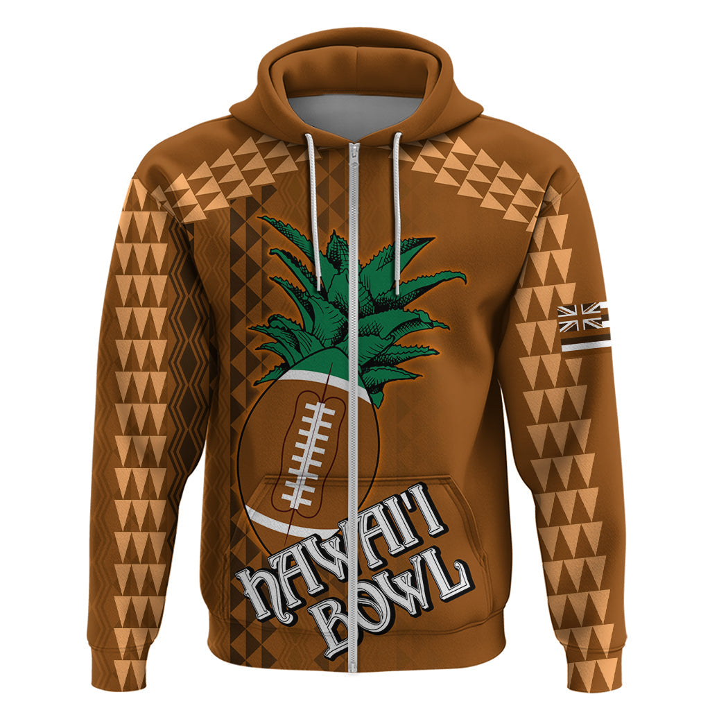 Custom Hawaii Honolulu Bowl Hoodie With Kakau Tribal Pattern LT9