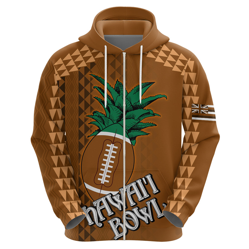 Custom Hawaii Honolulu Bowl Hoodie With Kakau Tribal Pattern LT9