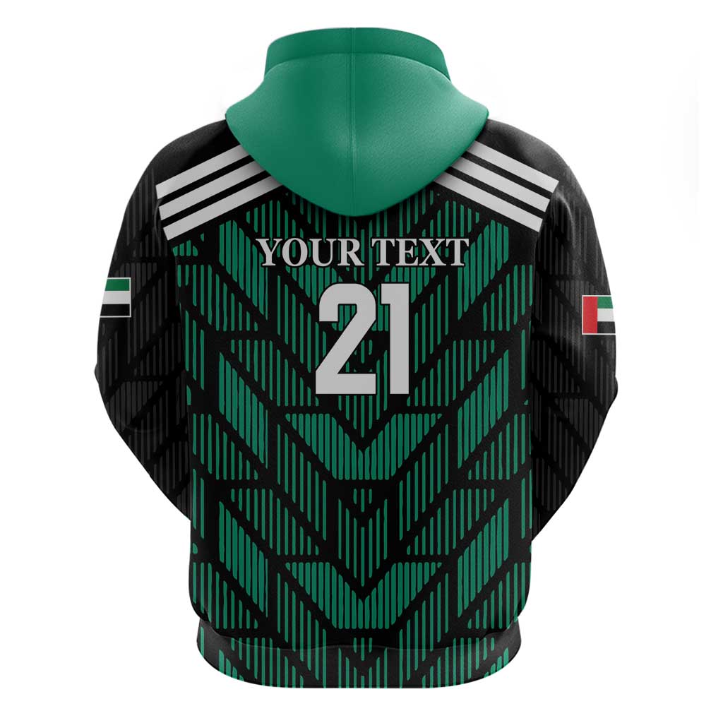 Custom UAE Football Hoodie Green Concept 19-2020 LT9