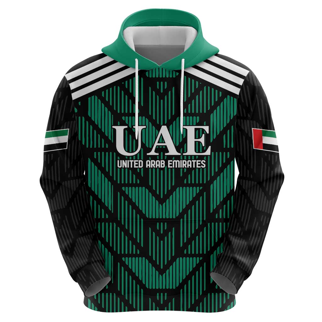 Custom UAE Football Hoodie Green Concept 19-2020 LT9
