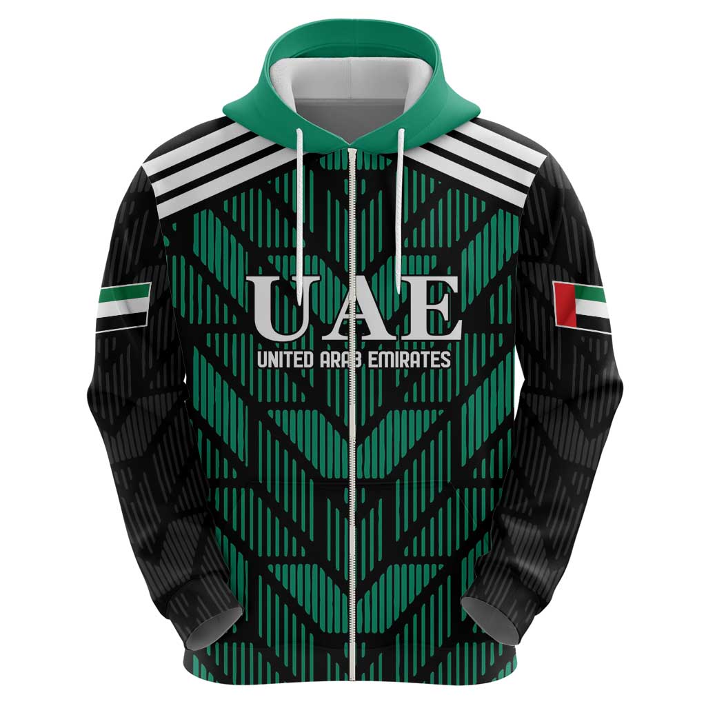 Custom UAE Football Hoodie Green Concept 19-2020 LT9