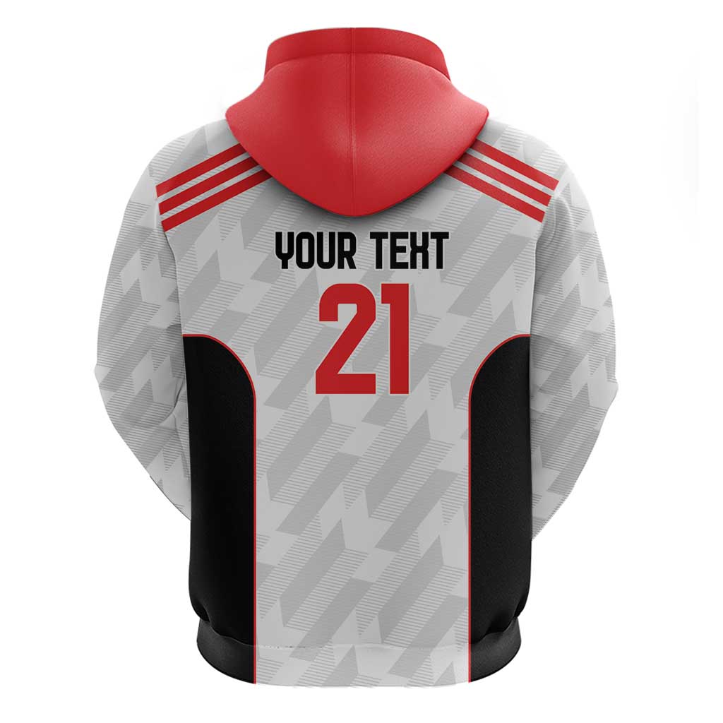 Custom UAE Football Hoodie The Whites Concept 19-2020 LT9