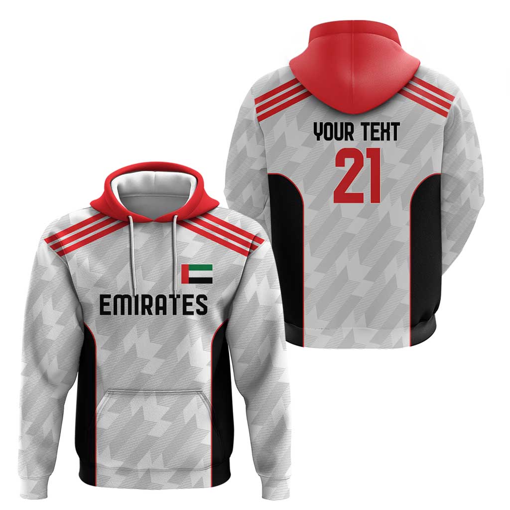 Custom UAE Football Hoodie The Whites Concept 19-2020 LT9