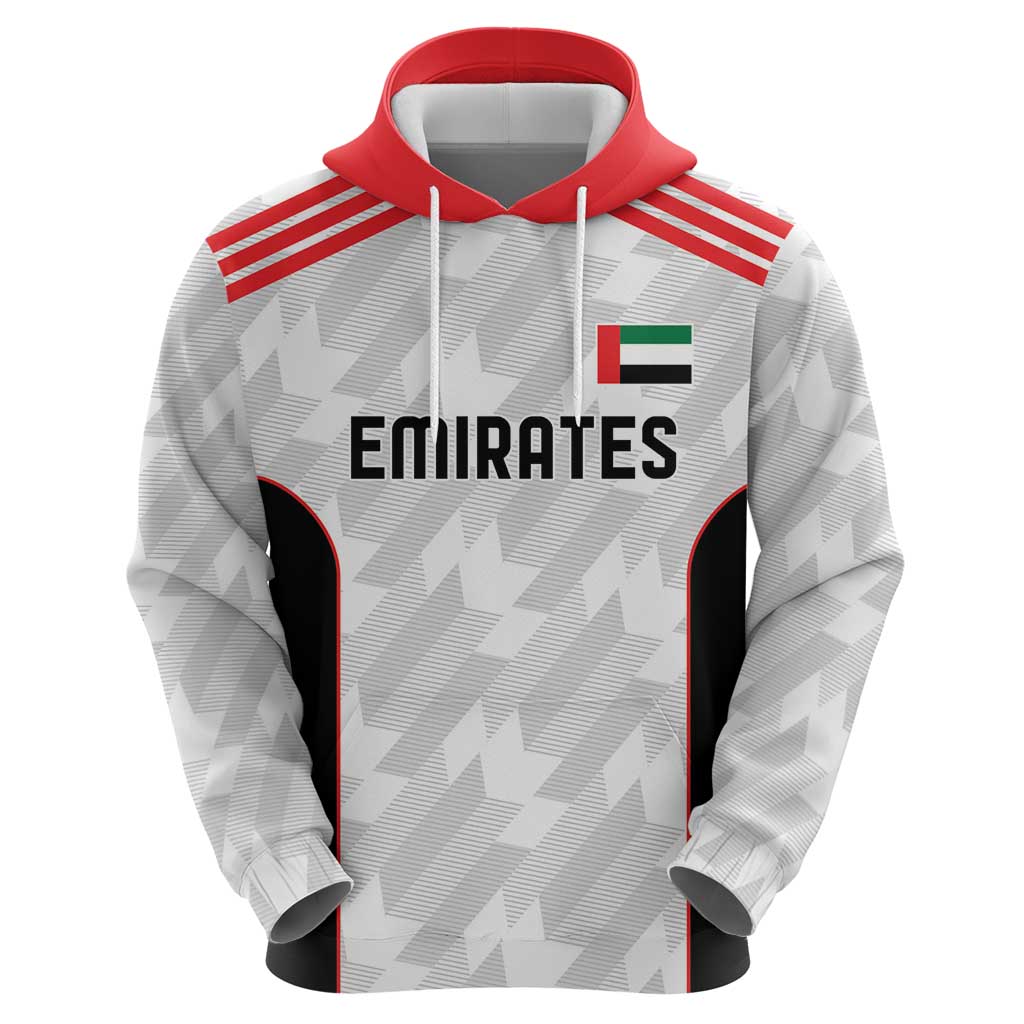 Custom UAE Football Hoodie The Whites Concept 19-2020 LT9