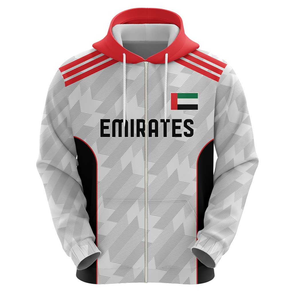 Custom UAE Football Hoodie The Whites Concept 19-2020 LT9