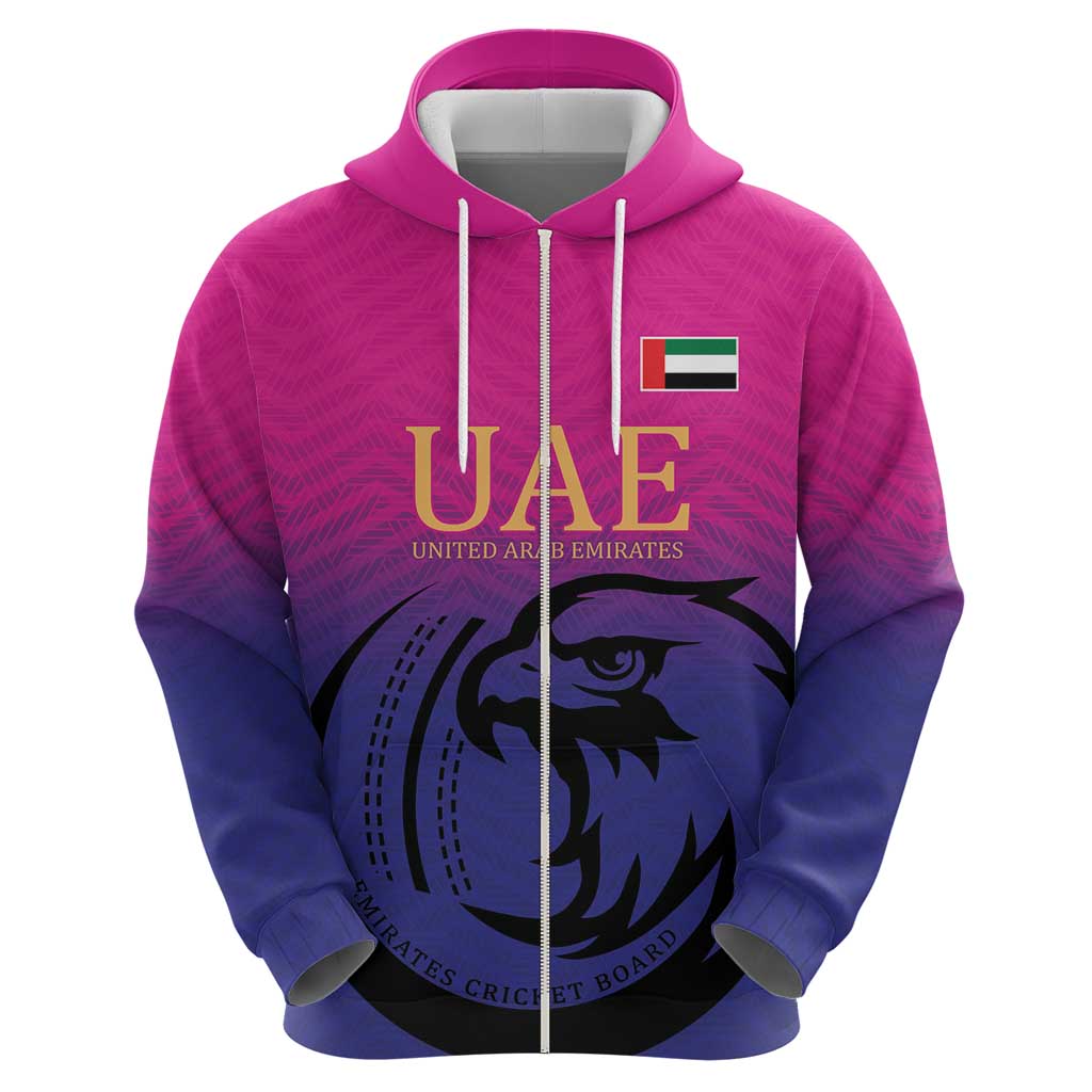 Custom UAE Cricket Hoodie United Arab Emirates Falcon Sporty Pattern LT9