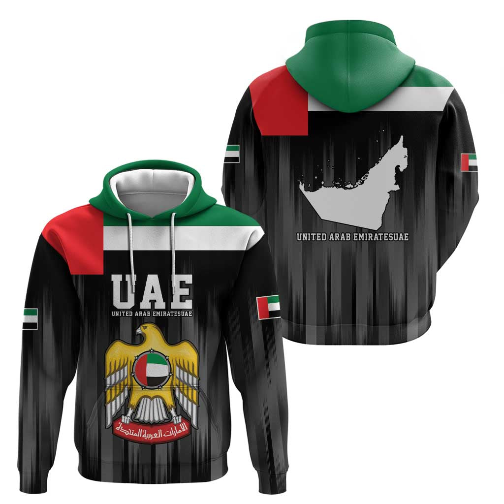 United Arab Emirates Hoodie UAE Emblem Hawk of Quraish LT9