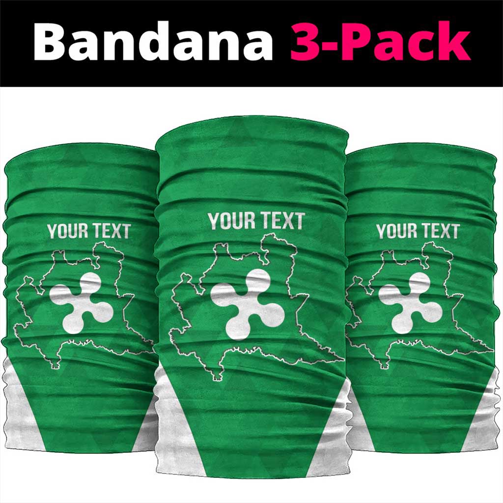 Personalized Italy Lombardy Neck Gaiter Inspiration Flags Style LT9