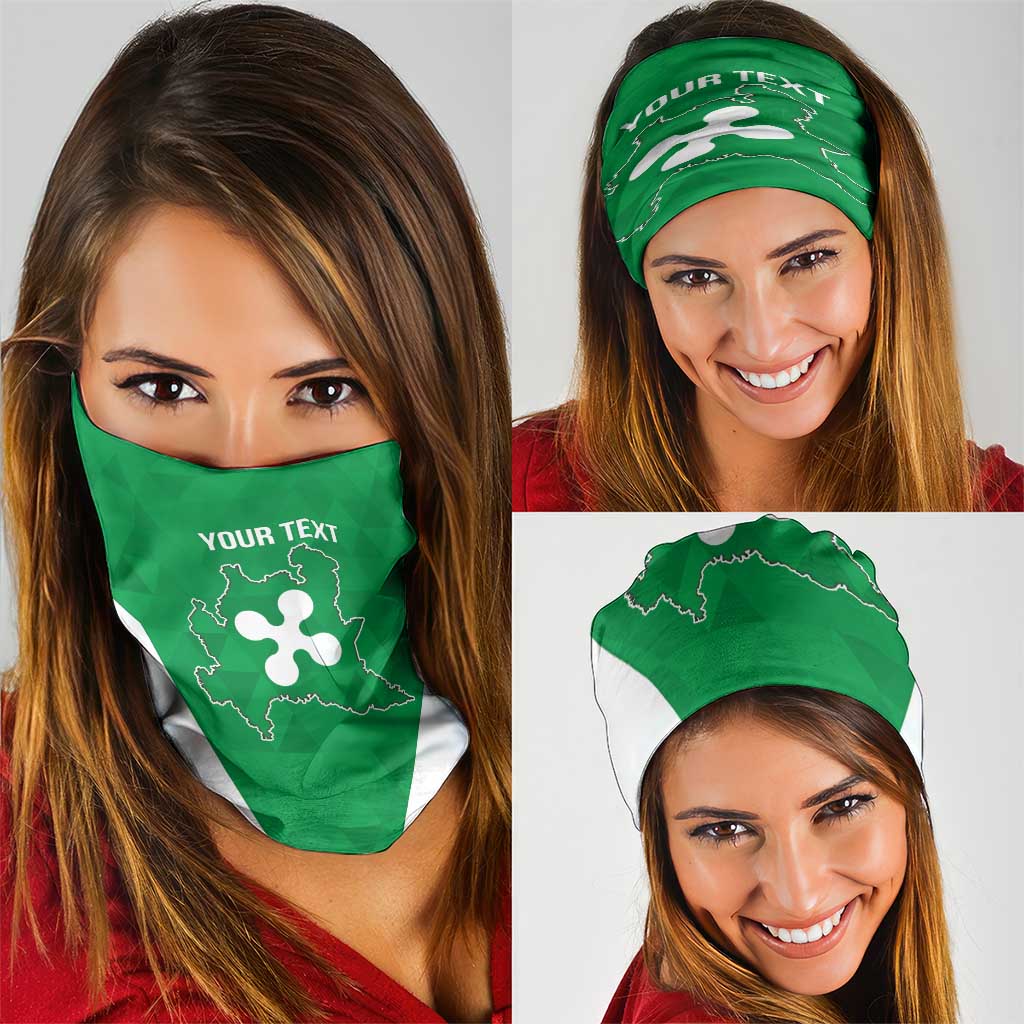 Personalized Italy Lombardy Neck Gaiter Inspiration Flags Style LT9