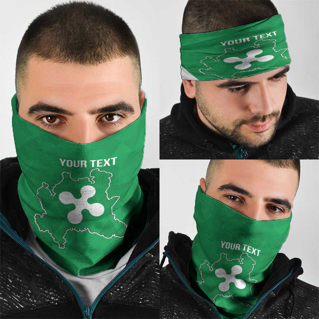 Personalized Italy Lombardy Neck Gaiter Inspiration Flags Style LT9