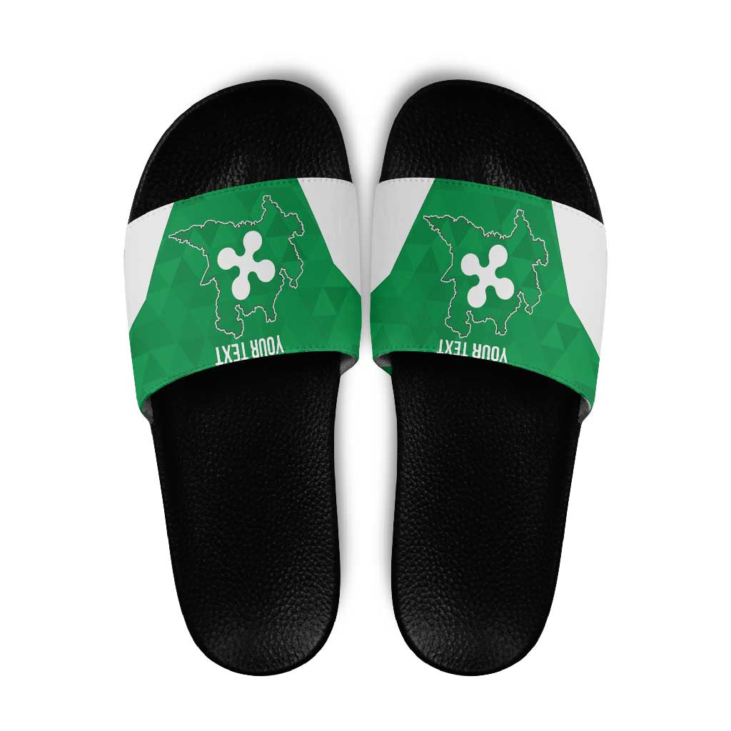 Personalized Italy Lombardy Slide Sandals Inspiration Flags Style LT9