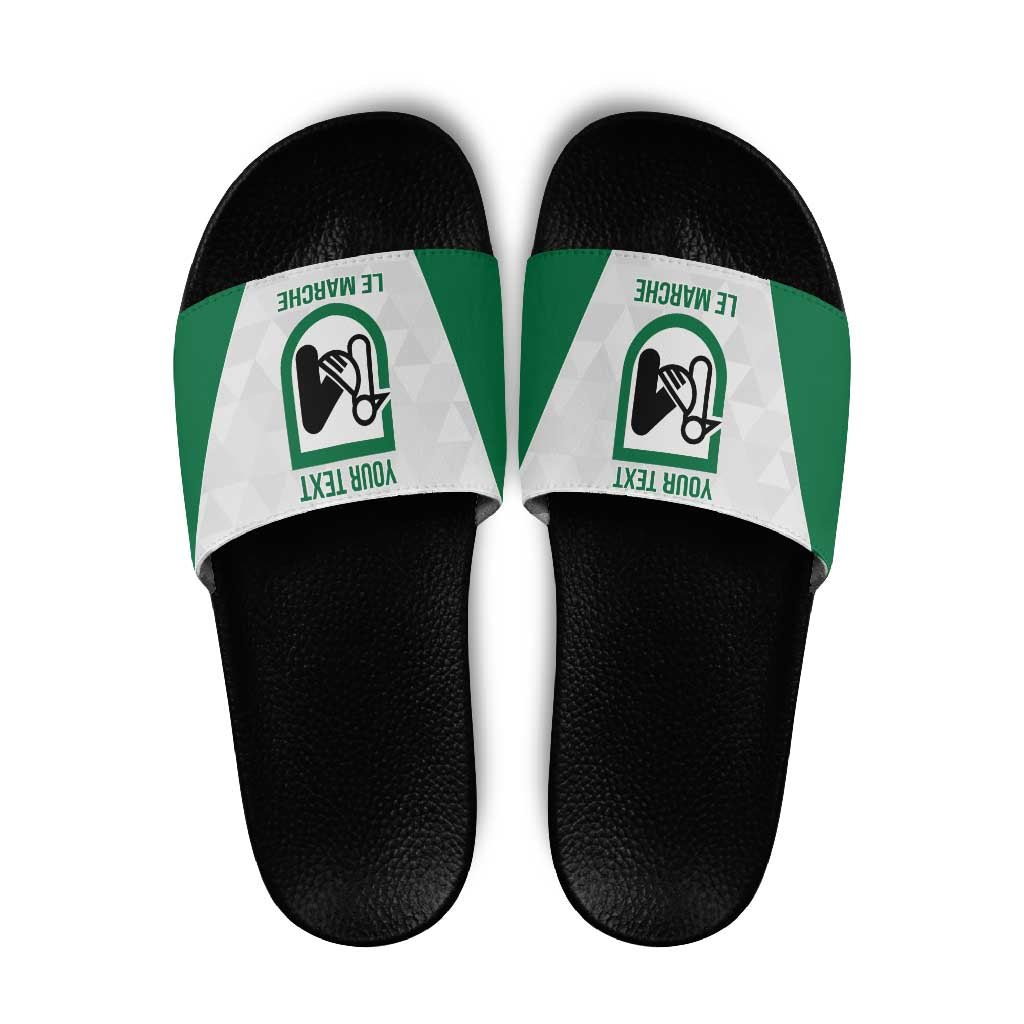 Personalized Italy Marche Slide Sandals Inspiration Flags Style LT9