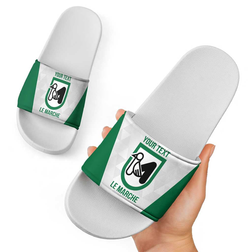 Personalized Italy Marche Slide Sandals Inspiration Flags Style LT9