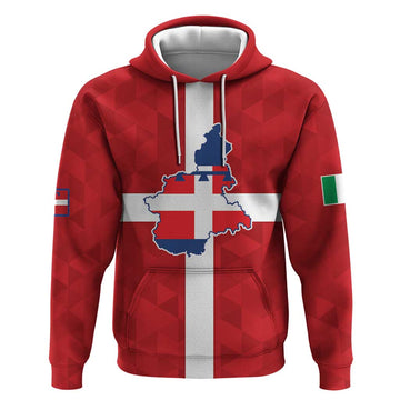 Personalized Italy Piedmont Hoodie Inspiration Flags Style LT9