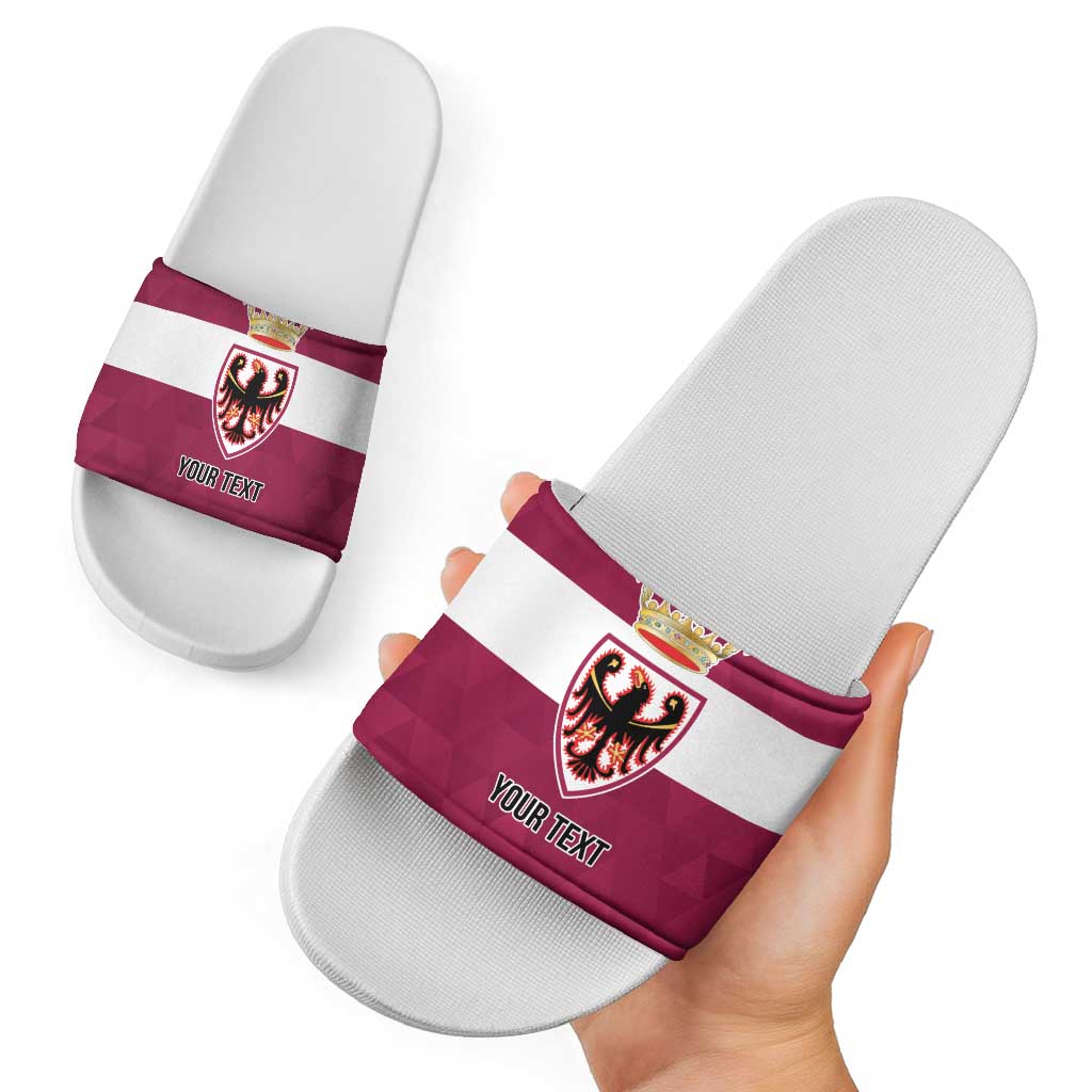 Personalized Italy Provincia Autonoma di Trento Slide Sandals Inspiration Flags Style LT9