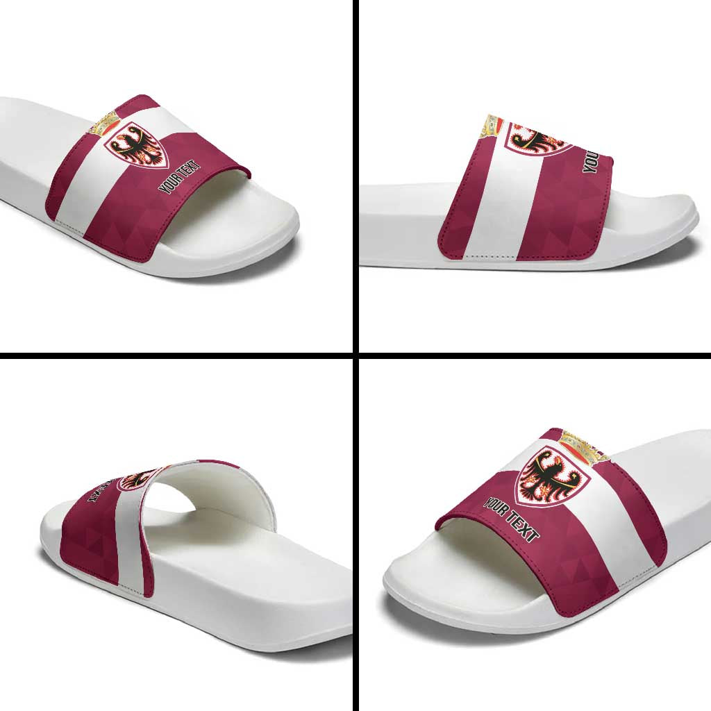 Personalized Italy Provincia Autonoma di Trento Slide Sandals Inspiration Flags Style LT9