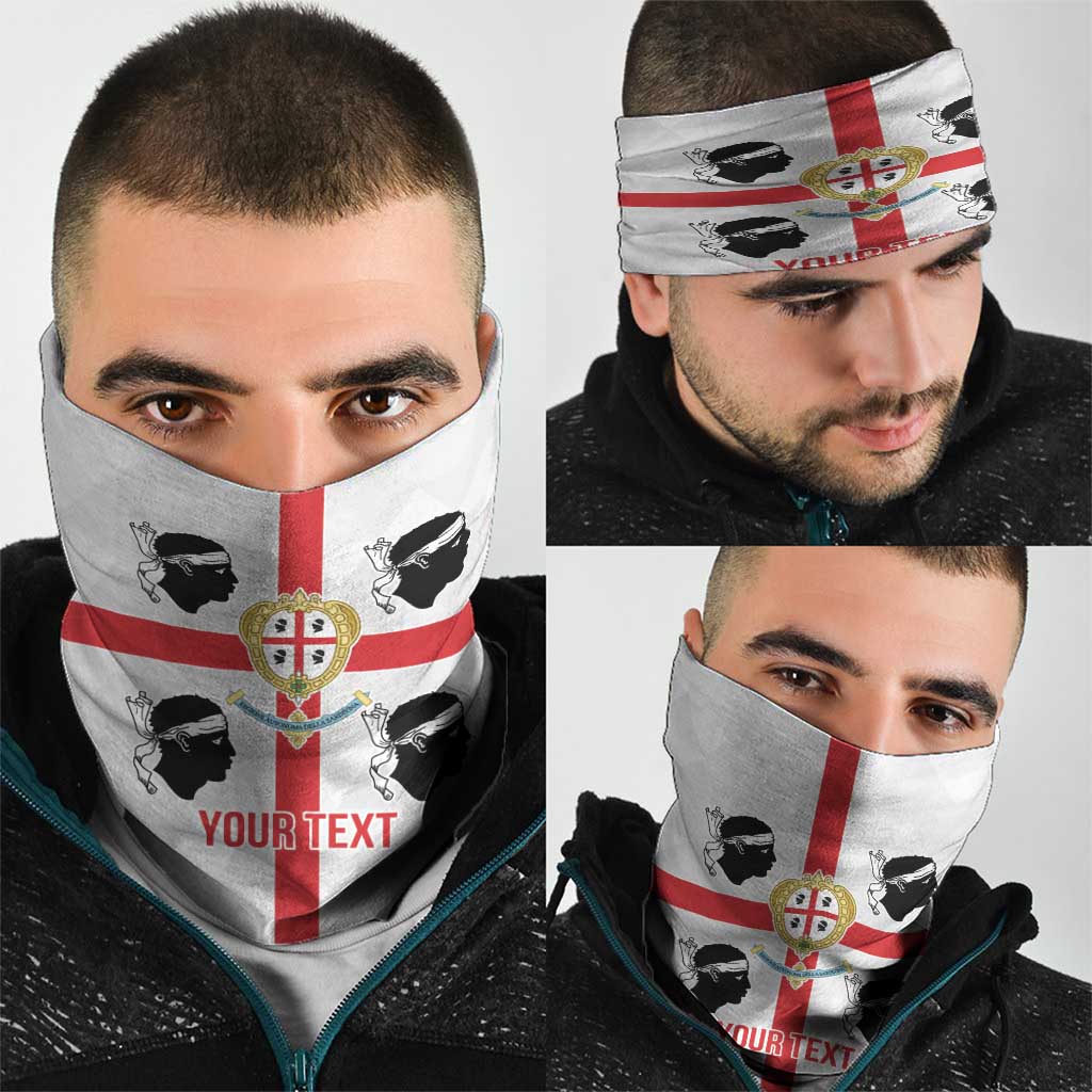 Personalized Italy Sardinia Neck Gaiter Inspiration Flags Style LT9