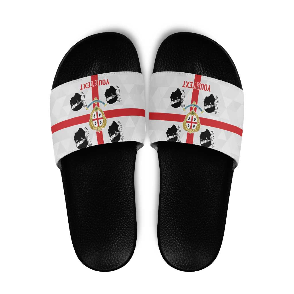 Personalized Italy Sardinia Slide Sandals Inspiration Flags Style LT9