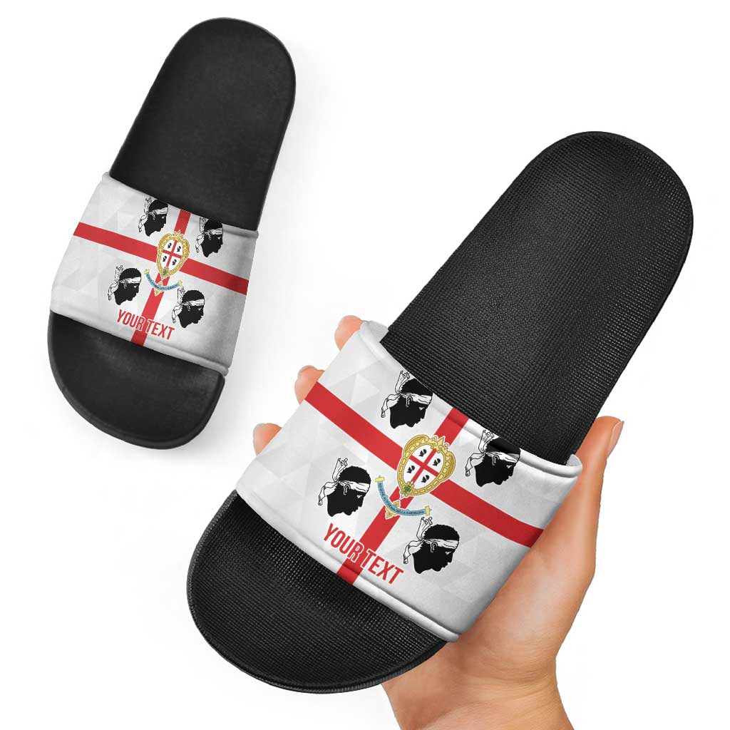 Personalized Italy Sardinia Slide Sandals Inspiration Flags Style LT9