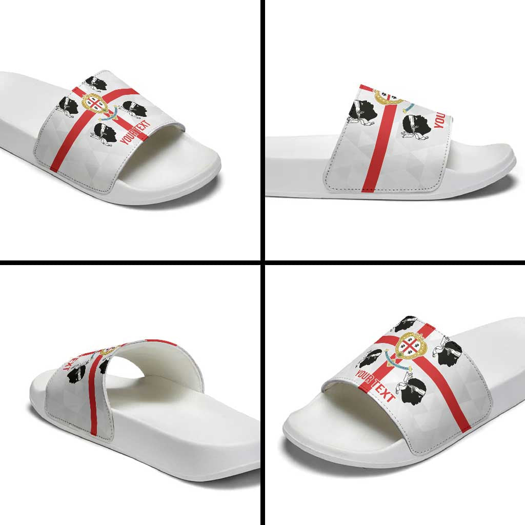 Personalized Italy Sardinia Slide Sandals Inspiration Flags Style LT9