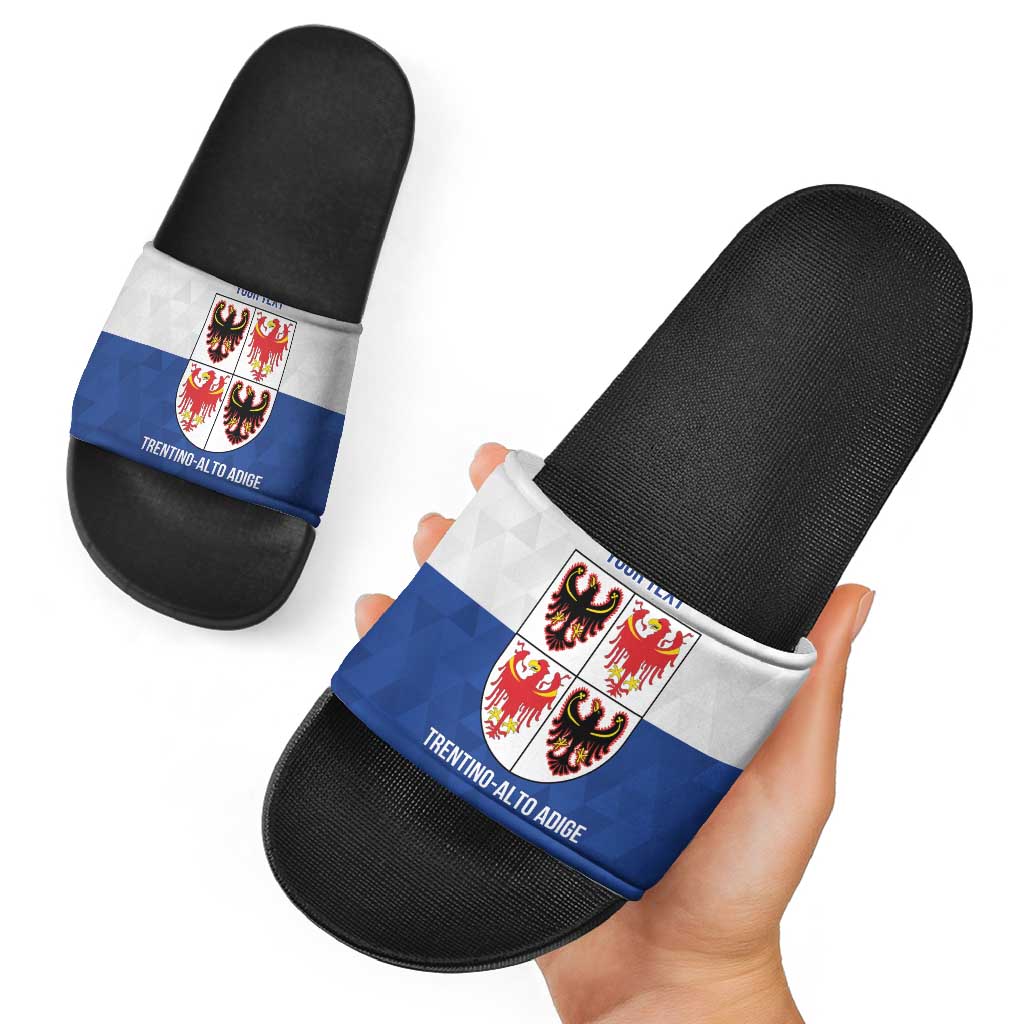 Personalized Italy Trentino-Alto Adige Slide Sandals Inspiration Flags Style LT9