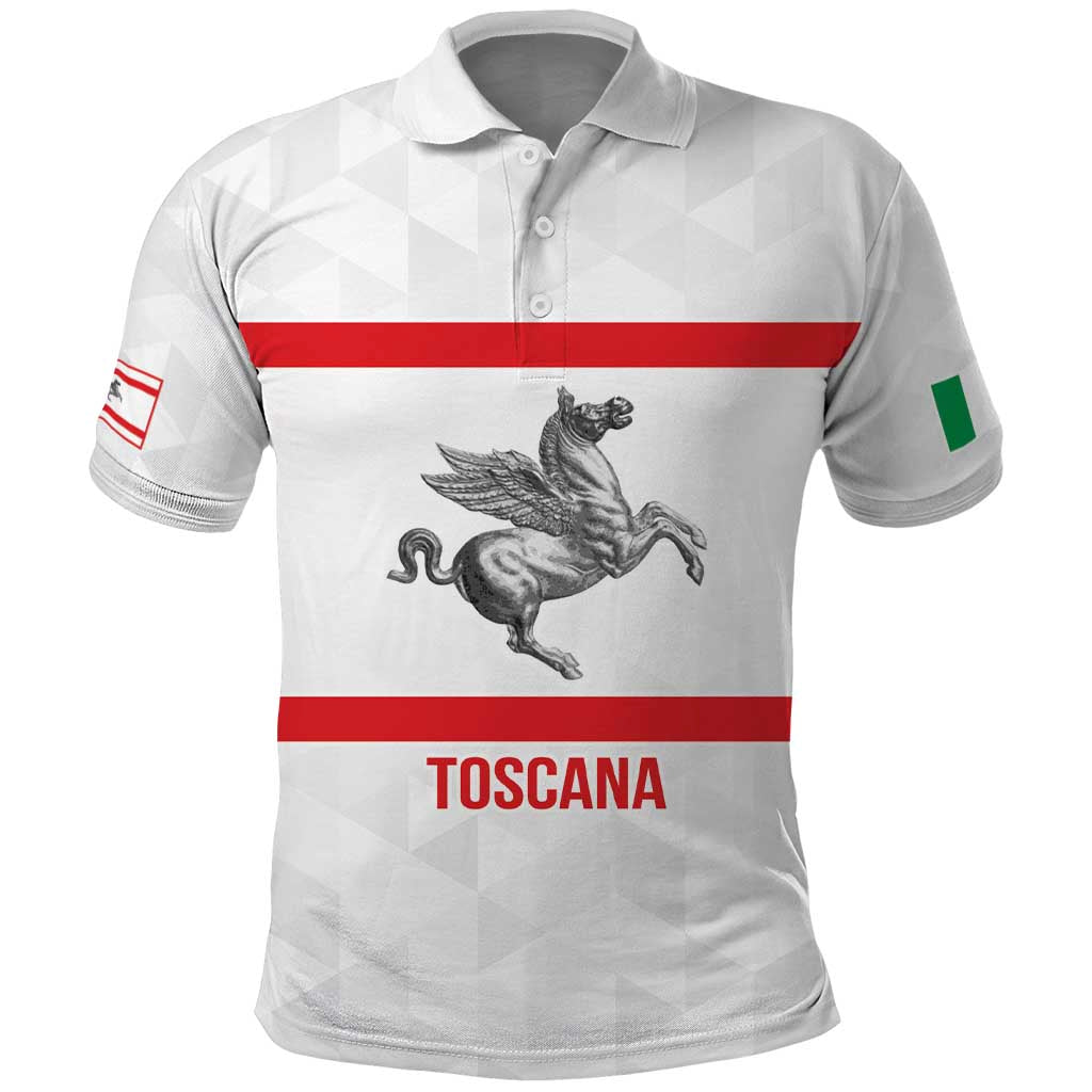 Personalized Italy Tuscany Pegasus Rampant Polo Shirt Inspiration Flags Style LT9