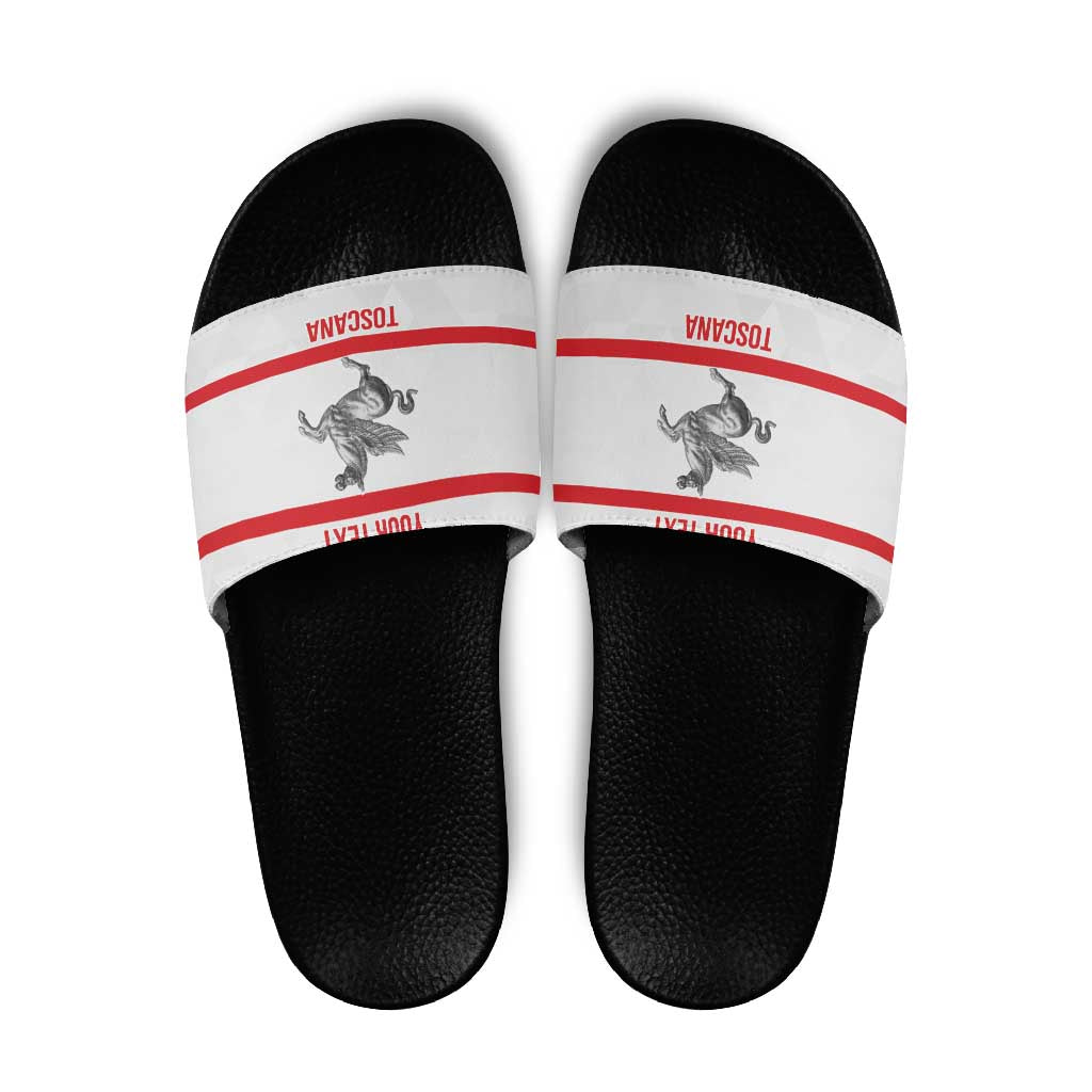 Personalized Italy Tuscany Pegasus Rampant Slide Sandals Inspiration Flags Style LT9