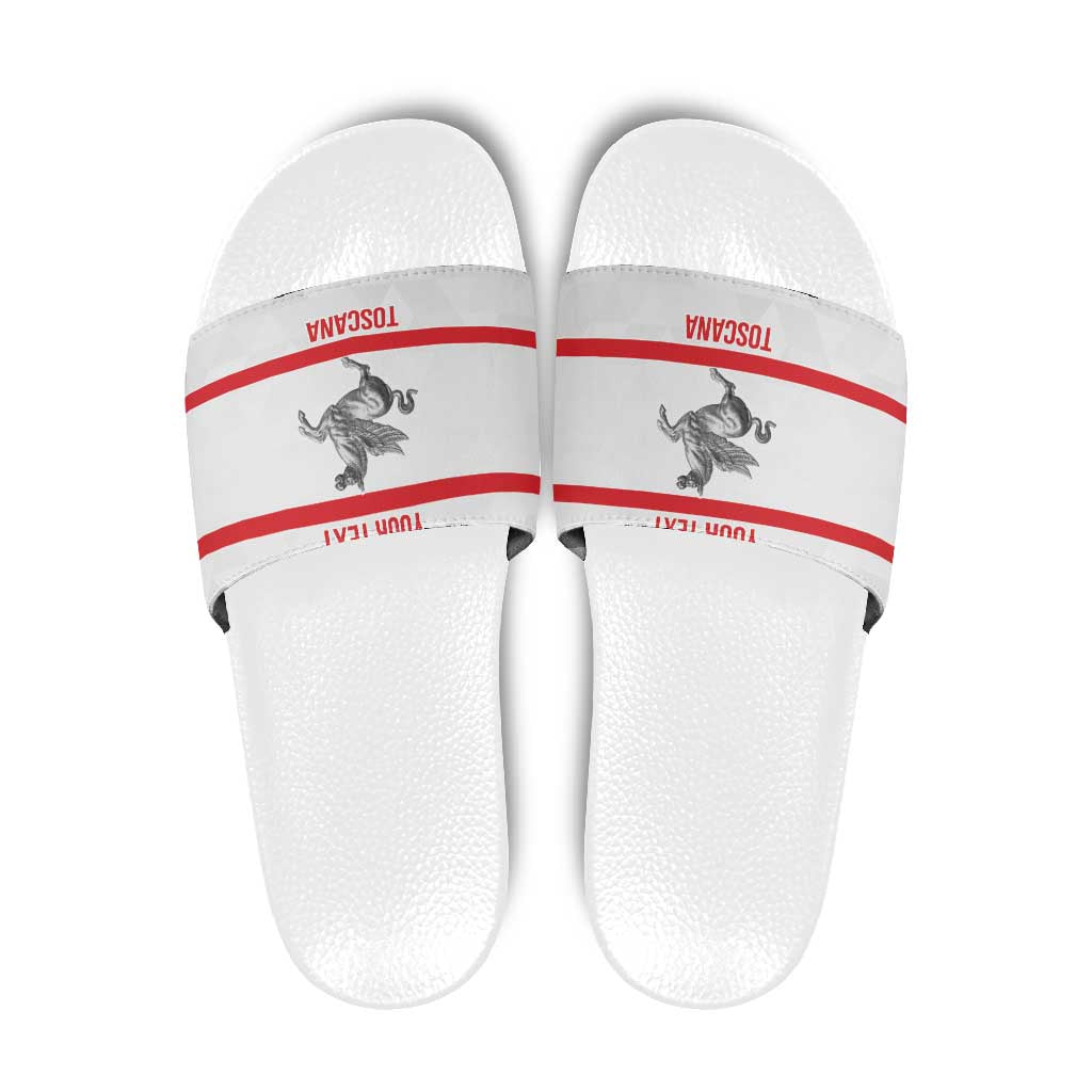 Personalized Italy Tuscany Pegasus Rampant Slide Sandals Inspiration Flags Style LT9