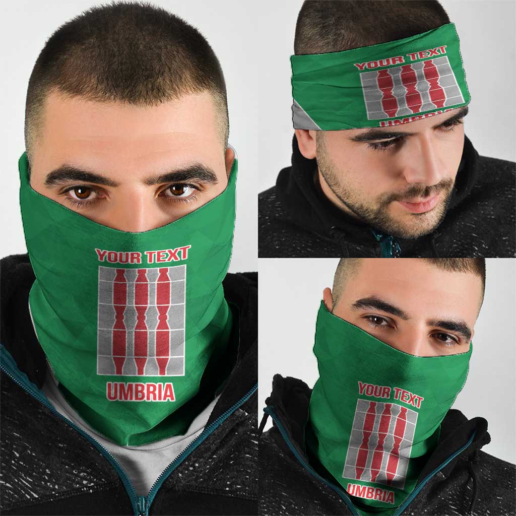 Personalized Italy Umbria Neck Gaiter Inspiration Flags Style LT9