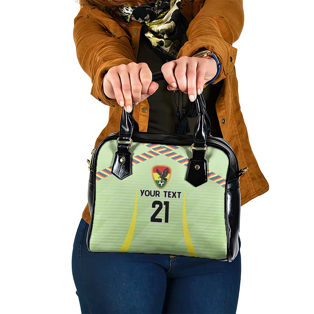 Bolivia Football Custom Shoulder Handbag Wiphala Flag Pattern Spirit LT9