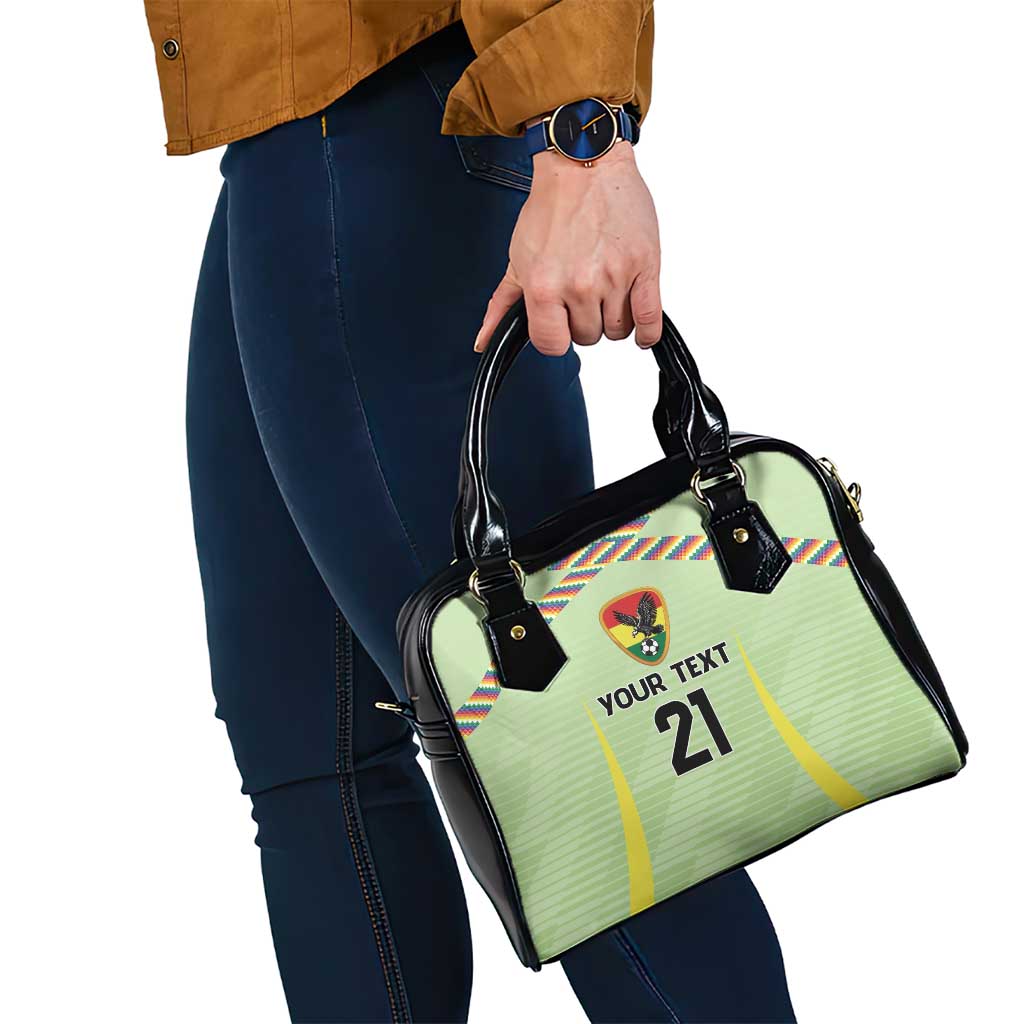 Bolivia Football Custom Shoulder Handbag Wiphala Flag Pattern Spirit LT9