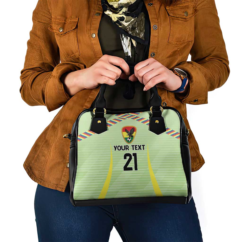 Bolivia Football Custom Shoulder Handbag Wiphala Flag Pattern Spirit LT9