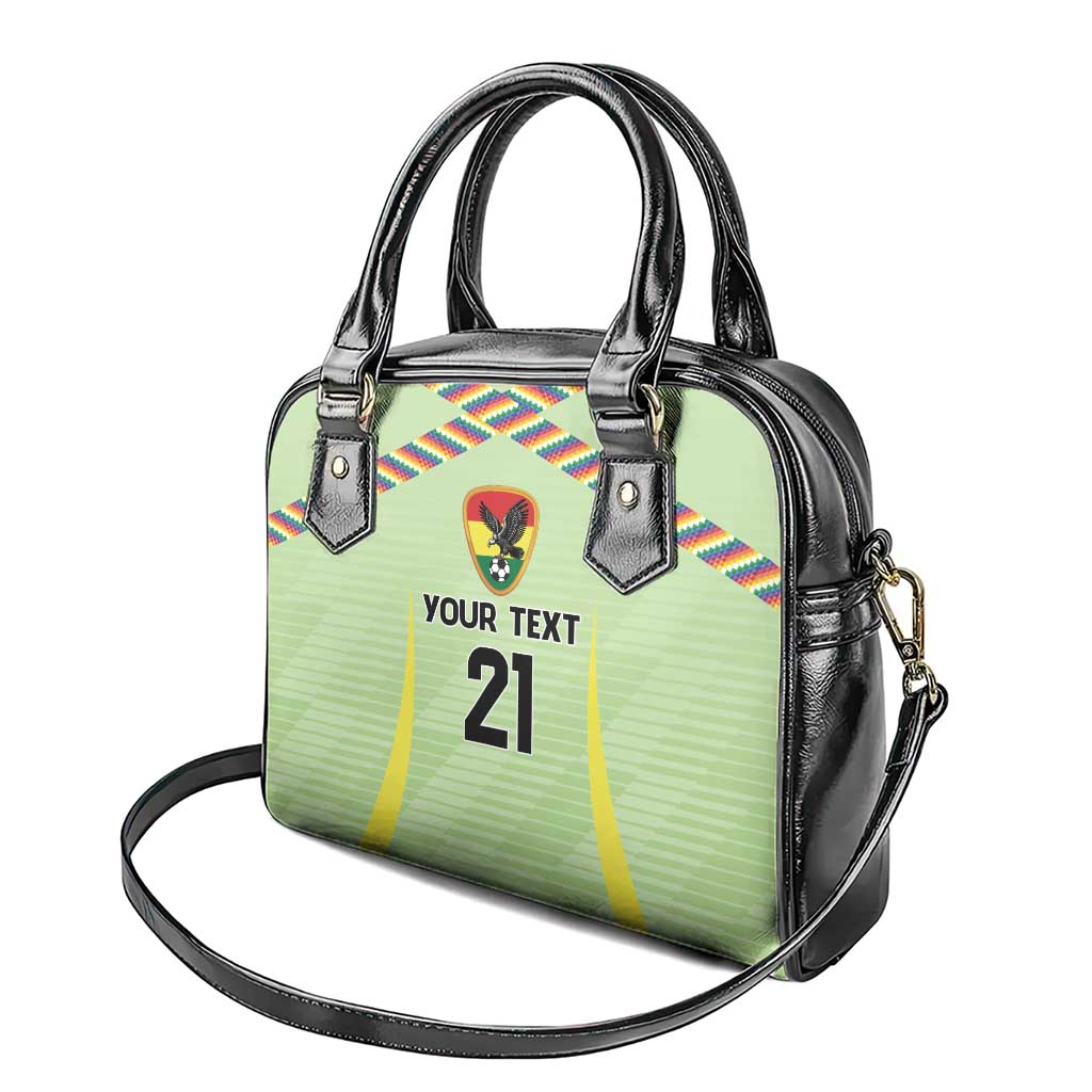 Bolivia Football Custom Shoulder Handbag Wiphala Flag Pattern Spirit LT9