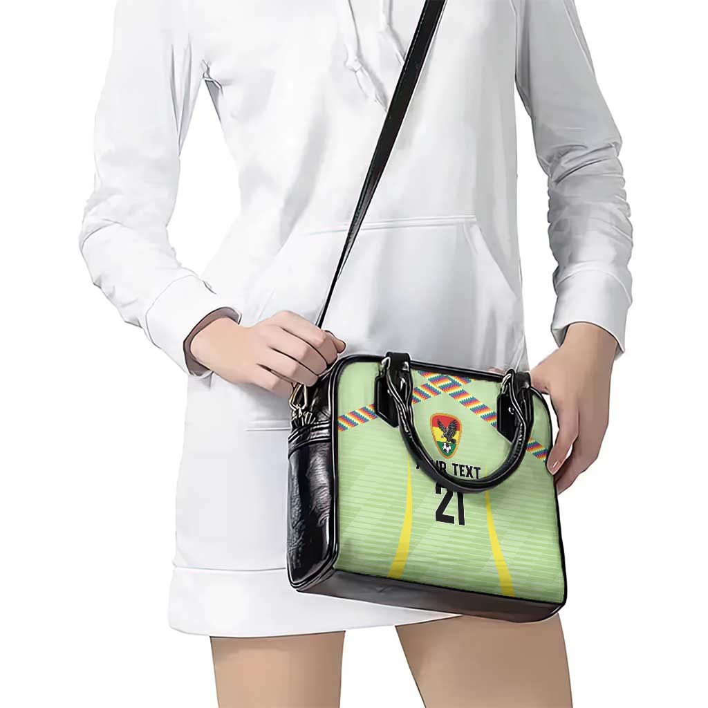 Bolivia Football Custom Shoulder Handbag Wiphala Flag Pattern Spirit LT9