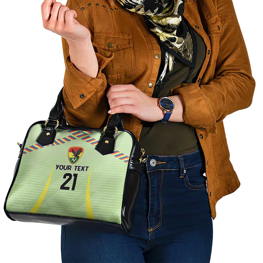 Bolivia Football Custom Shoulder Handbag Wiphala Flag Pattern Spirit LT9