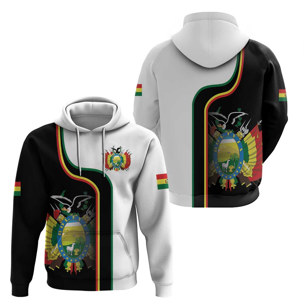 Bolivia Simple Coat of Arm Hoodie LT9