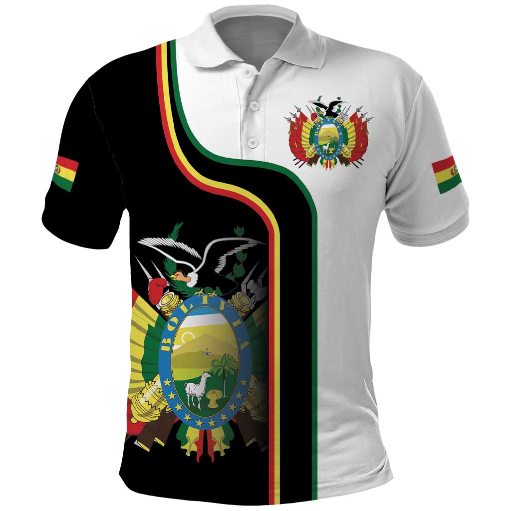 Bolivia Simple Coat of Arm Polo Shirt LT9