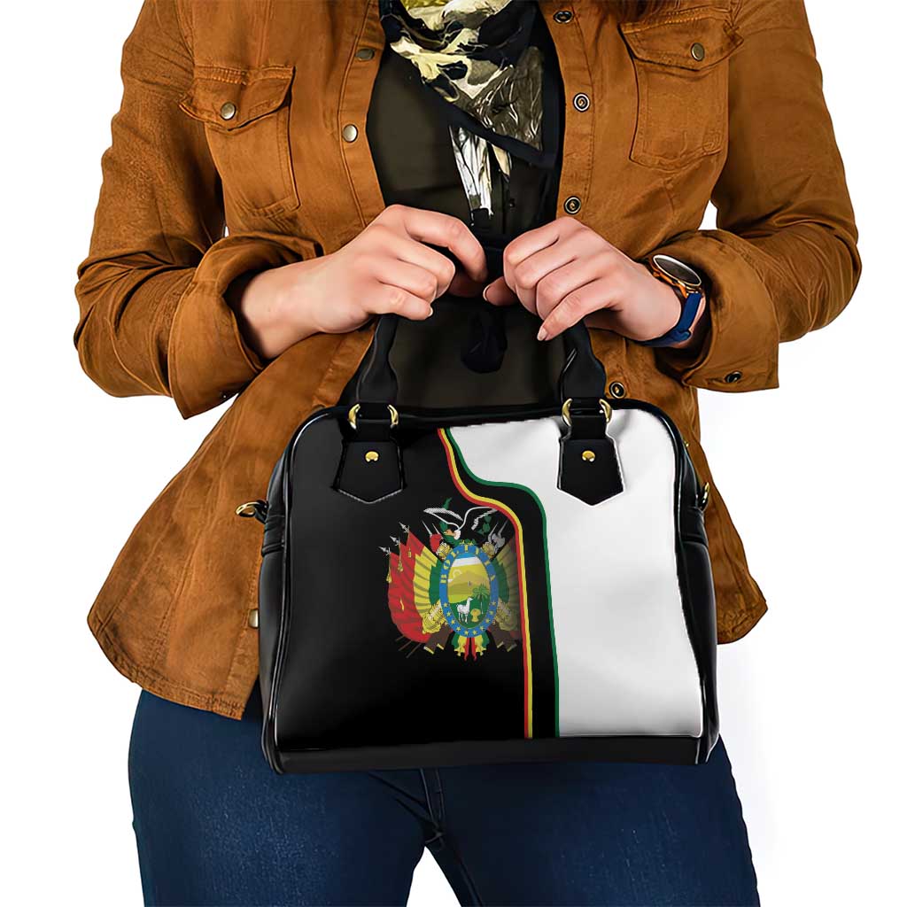 Bolivia Simple Coat of Arm Shoulder Handbag LT9