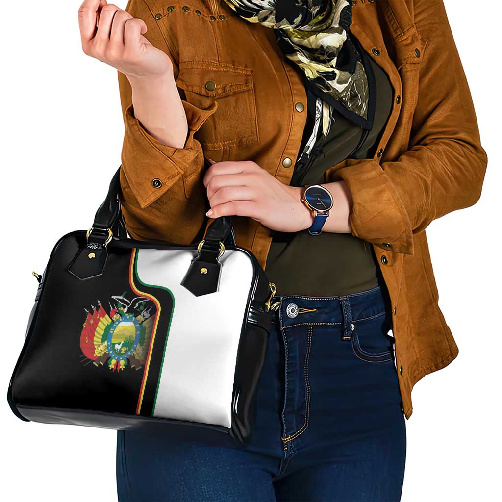 Bolivia Simple Coat of Arm Shoulder Handbag LT9