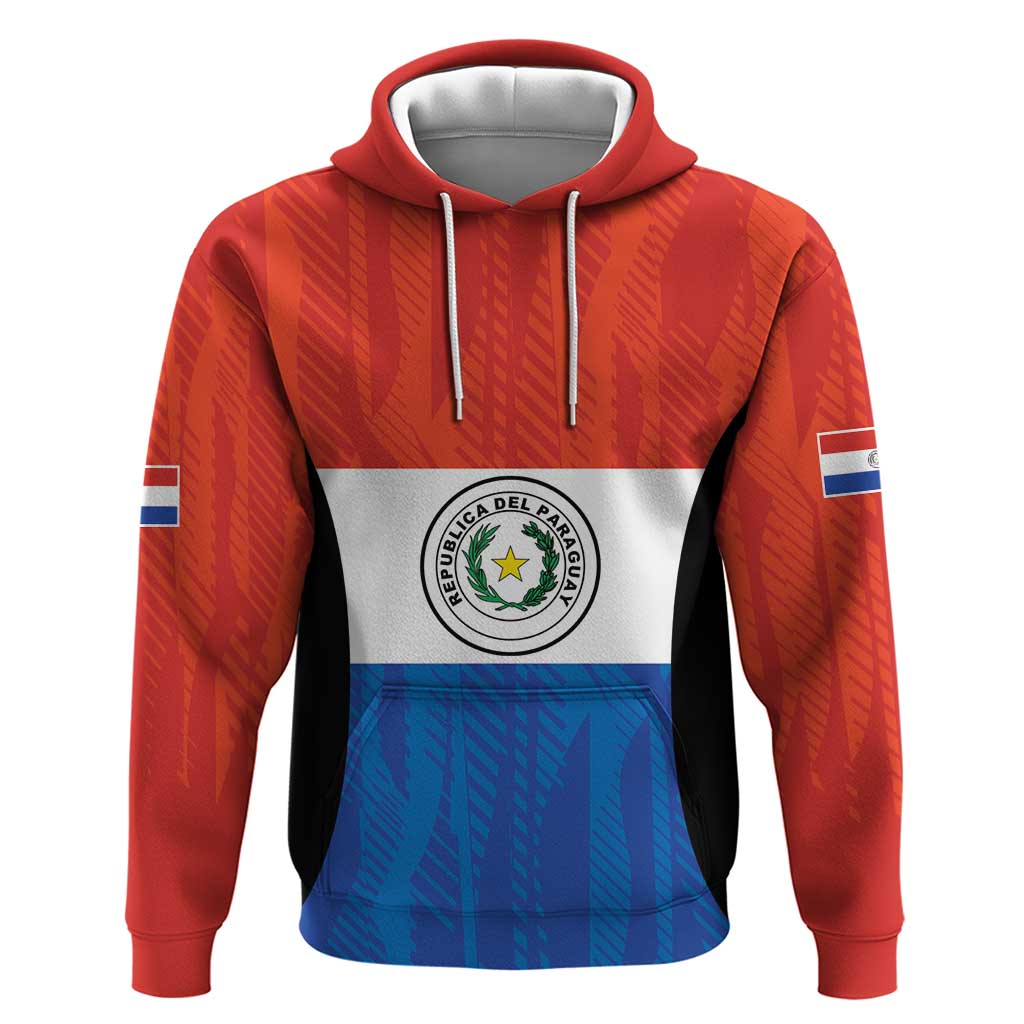 Paraguay Football Custom Hoodie Come On Albirroja with Flag Style LT9