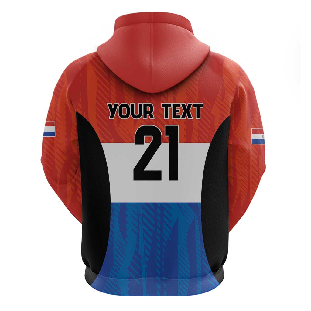 Paraguay Football Custom Hoodie Come On Albirroja with Flag Style LT9