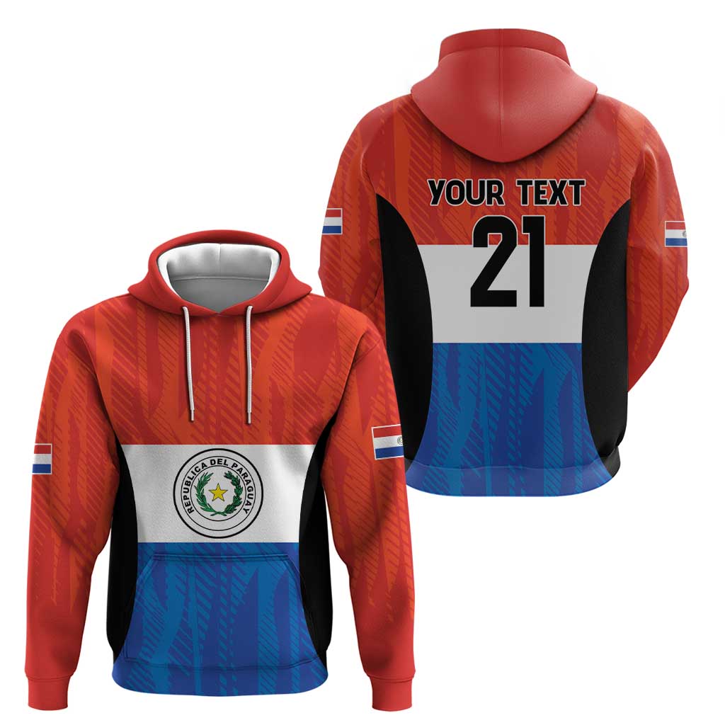 Paraguay Football Custom Hoodie Come On Albirroja with Flag Style LT9