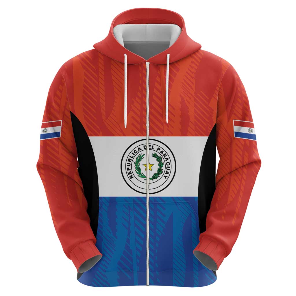 Paraguay Football Custom Hoodie Come On Albirroja with Flag Style LT9