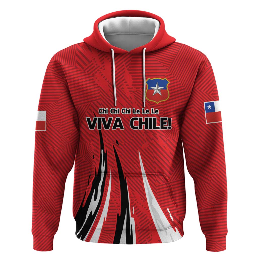 Chile Football Custom Hoodie Chi Chi Chi Le Le Le Viva Chile LT9
