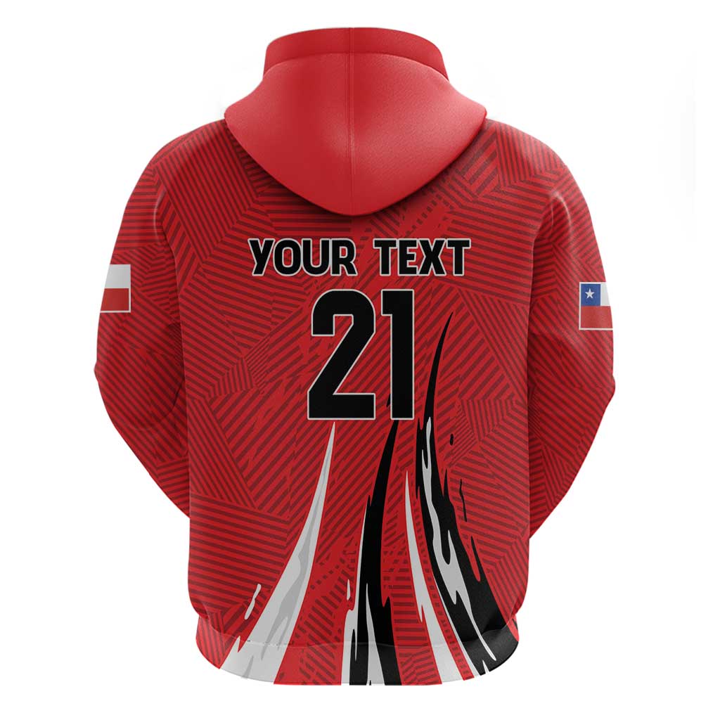 Chile Football Custom Hoodie Chi Chi Chi Le Le Le Viva Chile LT9